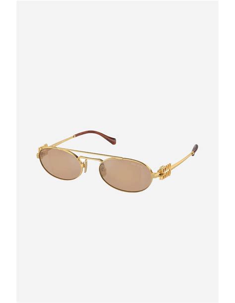 miu miu metal sunglasses|miu sunglasses for men.